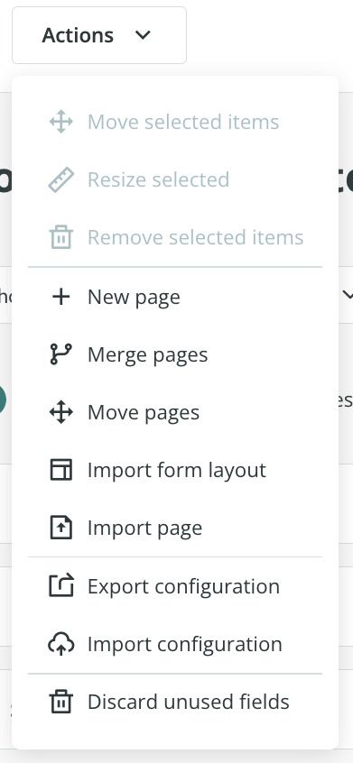 Editing a form’s fields using the Form Editor in Families”