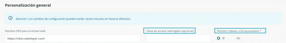 Clave de acceso restringido