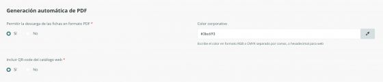 Activar la opción de generar PDF automáticamente