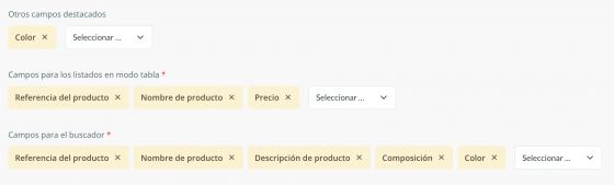 Editar configuración extendida