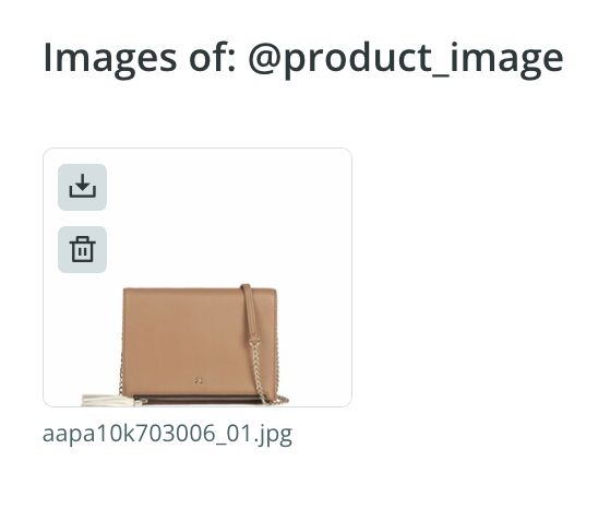 image product form