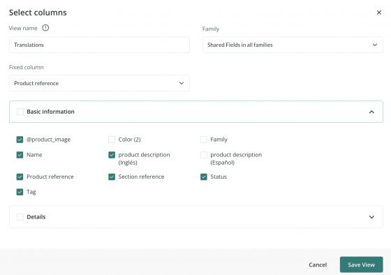Select Columns