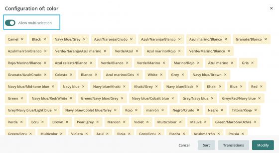 Activate/Deactivate Multi -selection