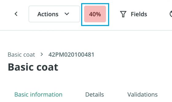 Quality score of a product