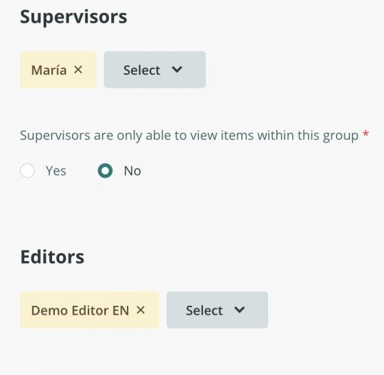 Supervisor User