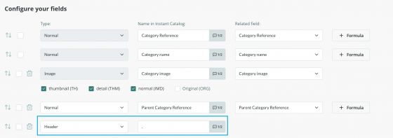 Header field