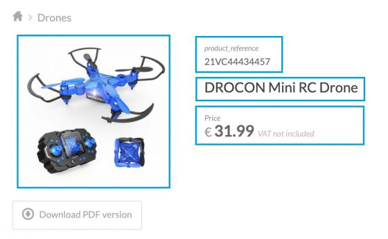 Example of product