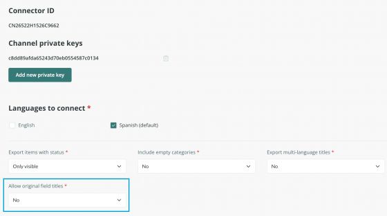 This option is not included in all connectors
