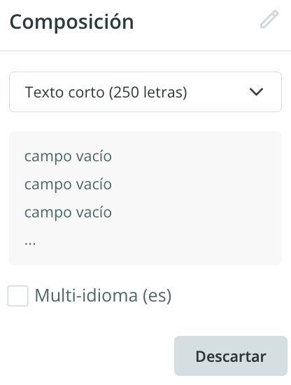 Campo sin asignar