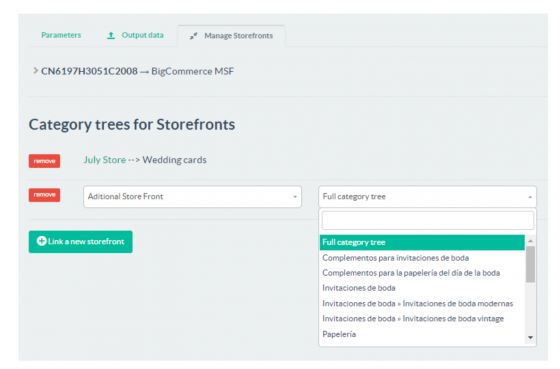 Link a new storefront