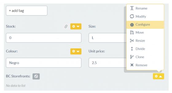 Configuration in BC