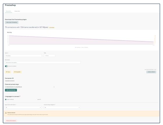 Parameters tab