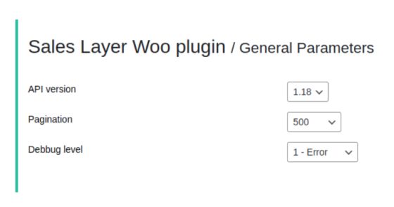 Sales Layer Woo plugin