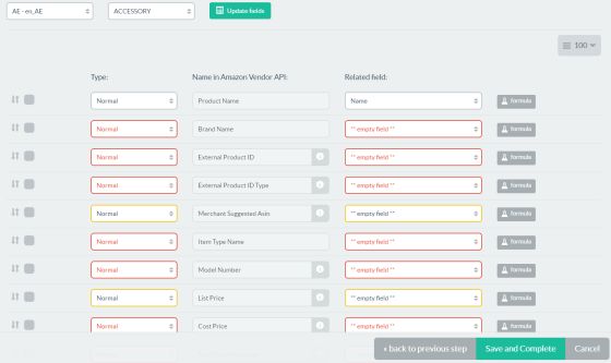 Red and Yellow fields