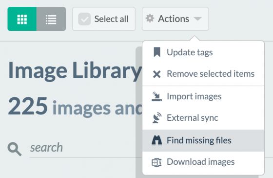Find missing files