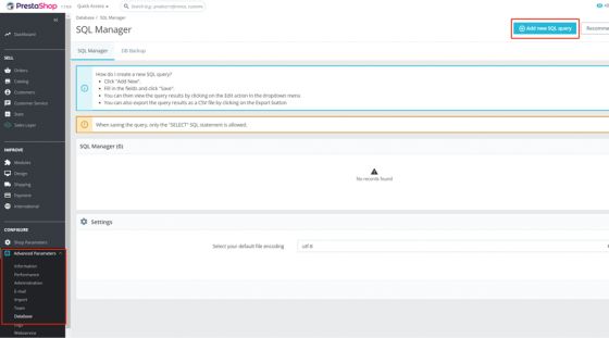prestashop export images